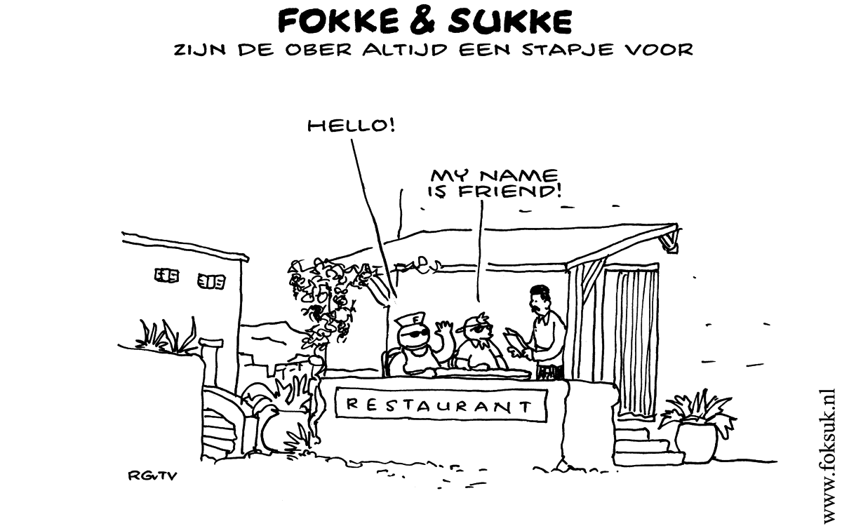 F&S zijn de ober altijd een stapje voor (NRC, za, 10-08-13)
