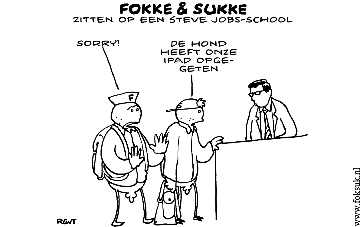 F&S zitten op een Steve Jobs-school (NRC, wo, 28-08-13)