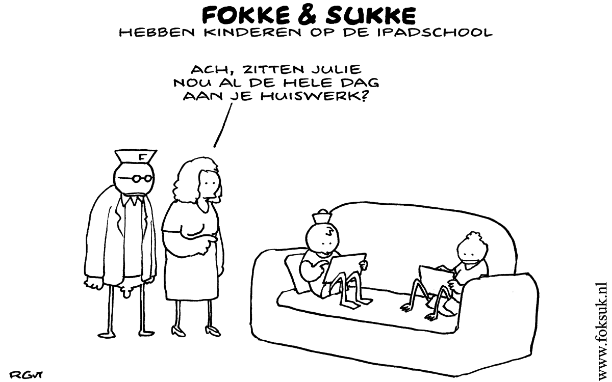 F&S hebben kinderen op de IPadschool (NRC, za, 31-08-13)