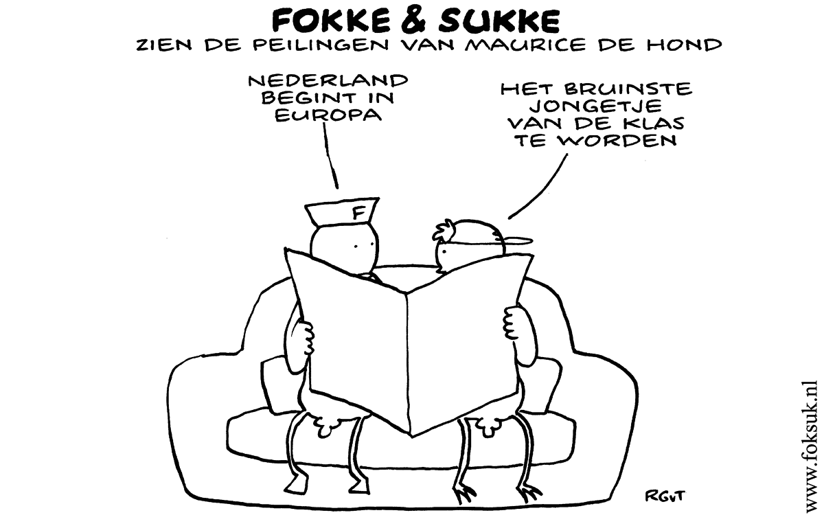 F&S zien de peilingen van Maurice de Hond (NRC, di, 24-09-13)