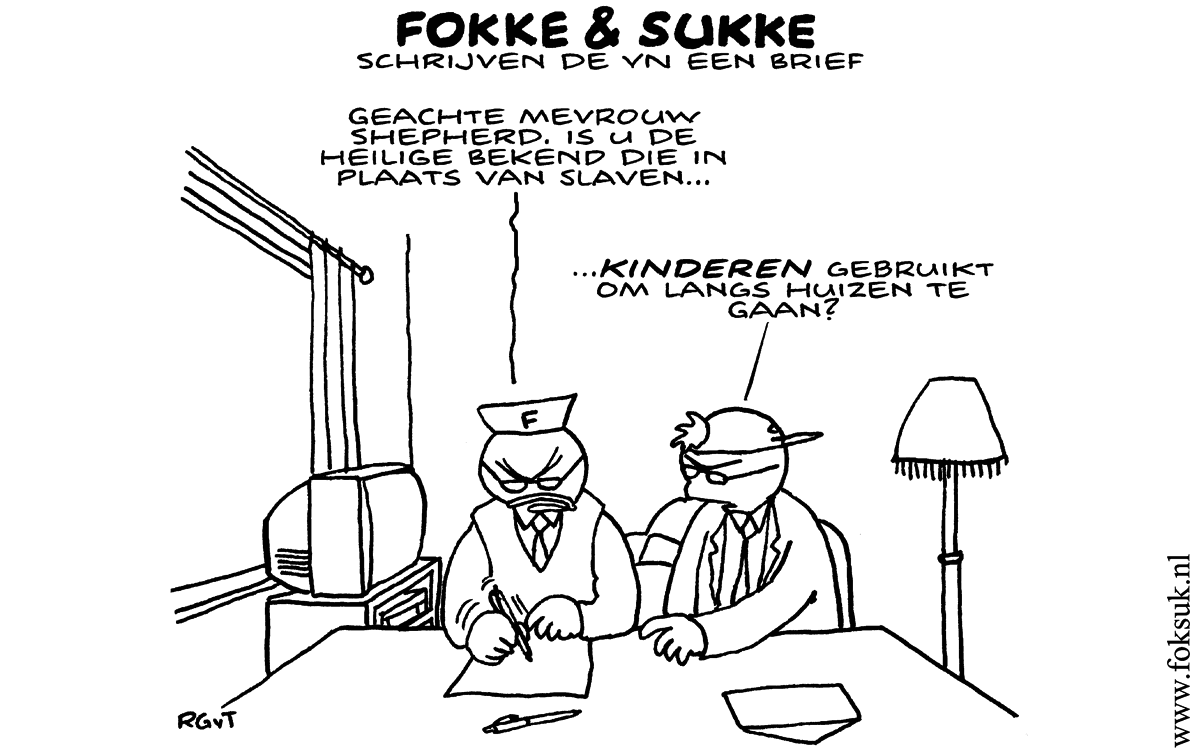 F&S schrijven de VN een brief #sintmaarten (NRC, ma, 11-11-13)