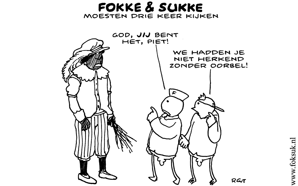 F&S moesten drie keer kijken #Sinterklaas (NRZ, za, 16-11-13)