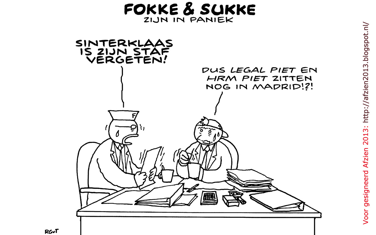 F&S zijn in paniek (NRC, di, 19-11-13)