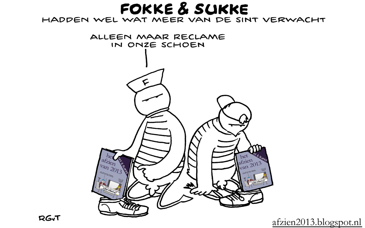 F&S hadden wel wat meer van de Sint v erwacht (NRC, ma, 25-11-13)