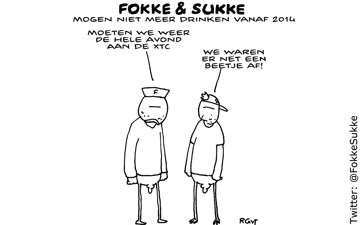 F&S mogen niet meer drinken vanaf 2014 (NRC, ma 30-12-13)