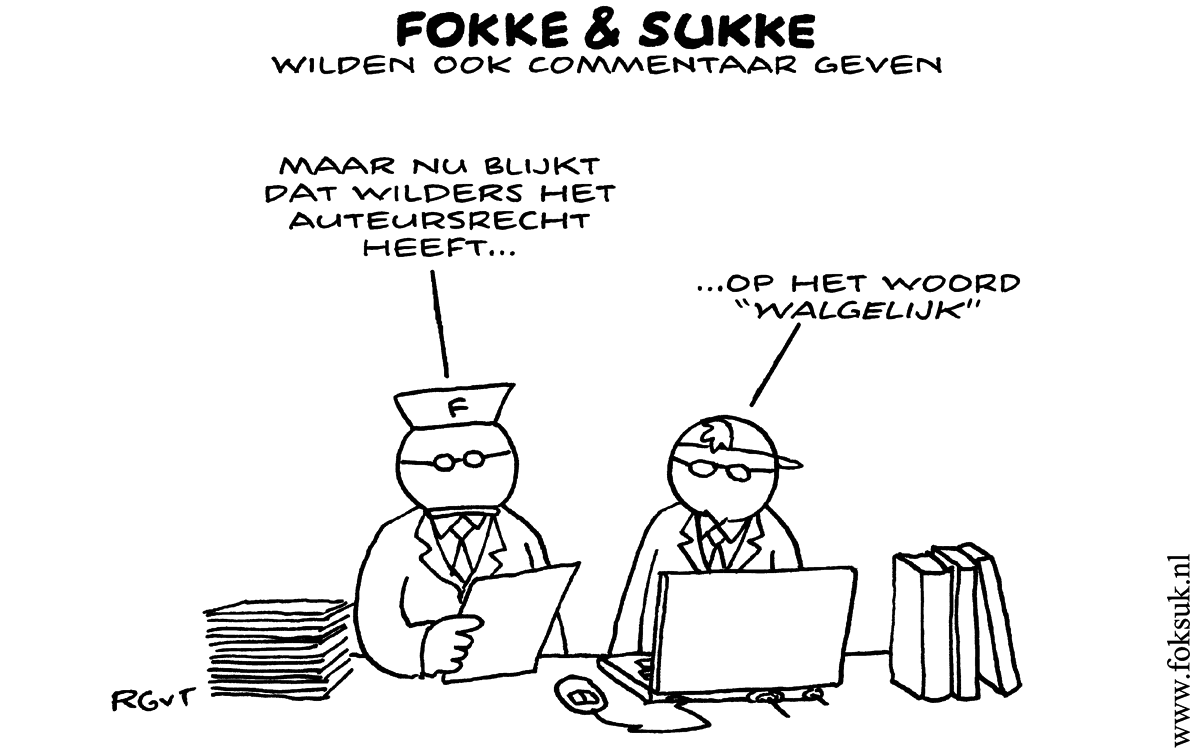 F&S wilden ook commentaar geven (NRC, vr, 10-01-14)