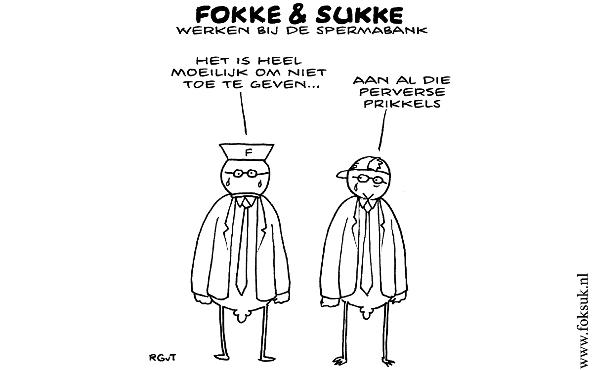 F&S werken bij de spermabank (NRC, ma, 13-01-14)
