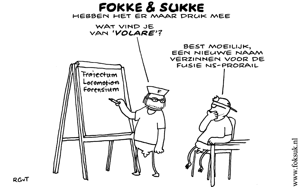 F&S hebben het er maar druk mee (NRC, vr, 31-01-14)
