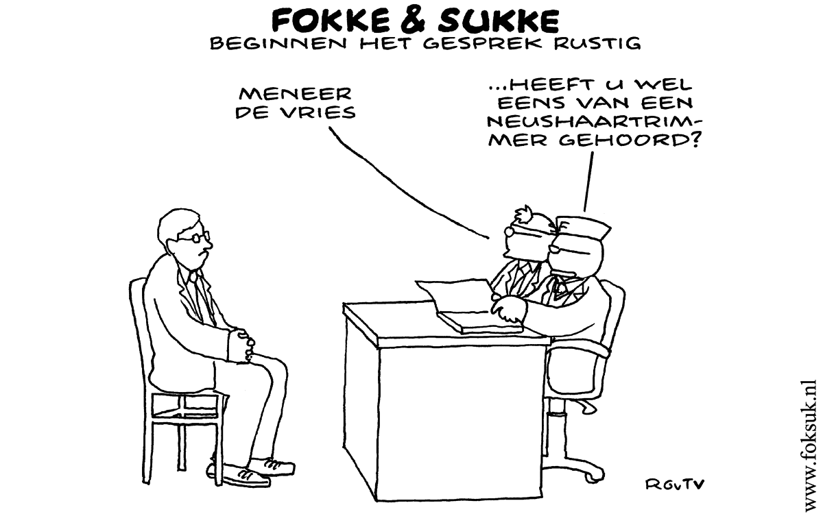 F&S beginnen het gesprek rustig (NRC, ma, 03-02-14)