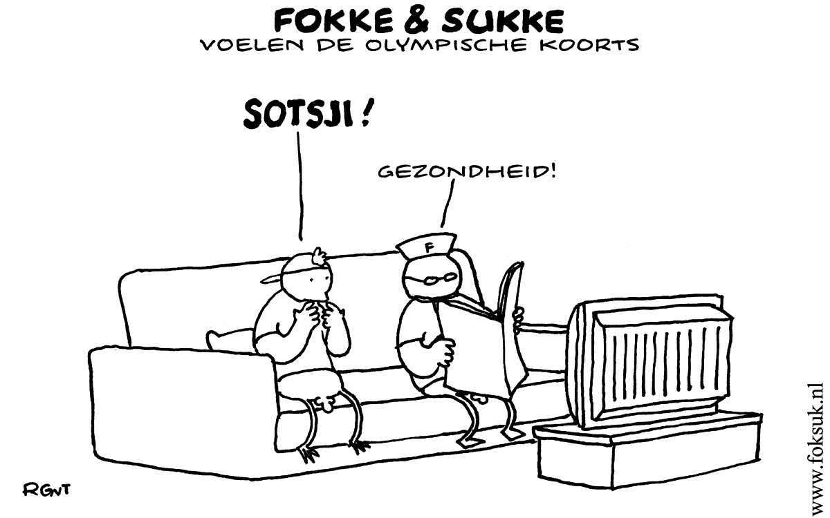 F&S voelen de Olympische koorts (NRC, wo, 05-04-14)