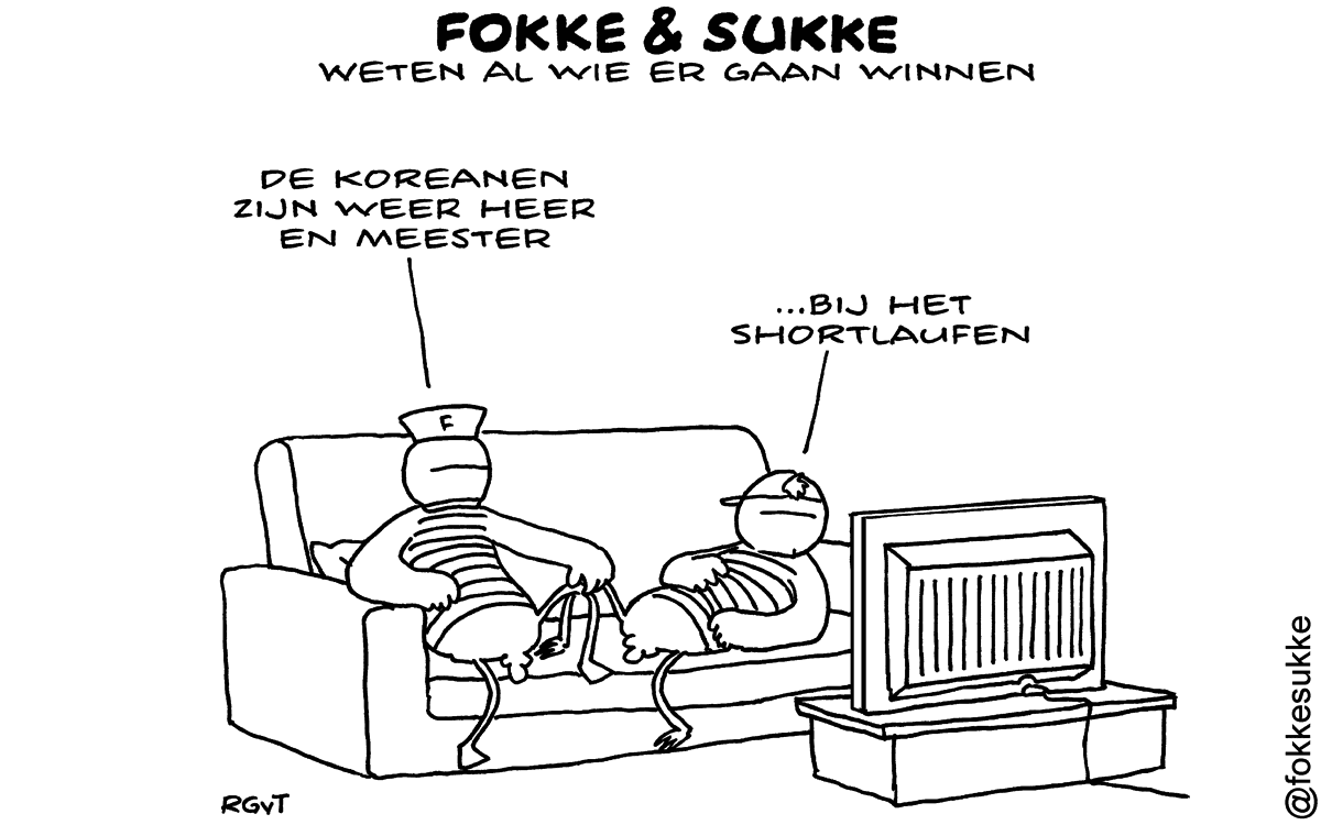 F&S weten al wie er gaan winnen (NRC, di, 18-02-14)