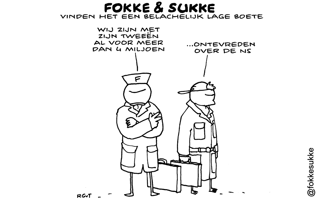 F&S vinden het een belachelijk lage boete (NRC, do, 20-02-14)