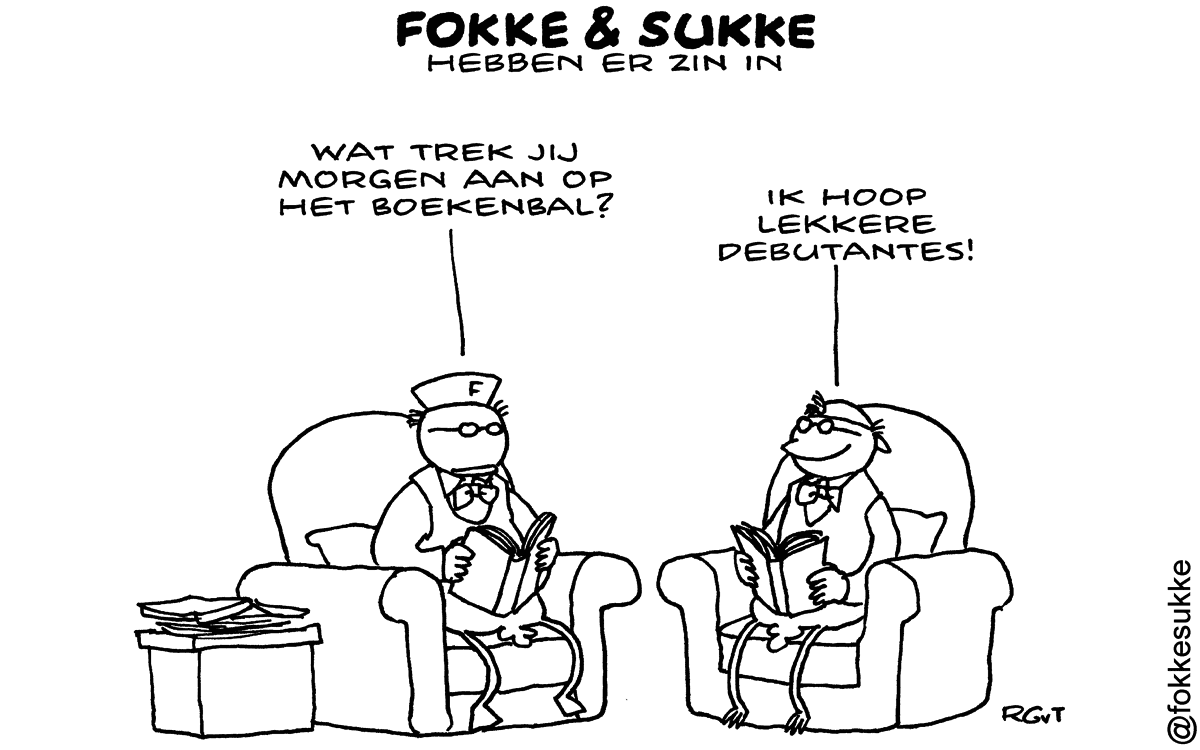 F&S hebben er zin in #Boekenbal (NRC, do, 06-03-14)
