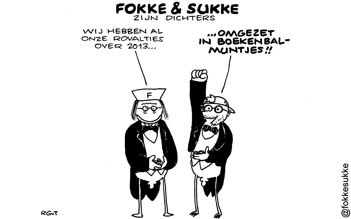 F&S zijn dichters #Boekenbal (NRC, vr, 07-03-14)