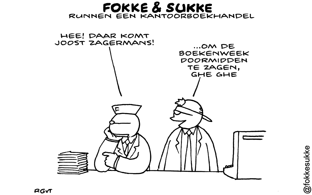 F&S runnen een kantoorboekhandel #Boekenweek (NRC, wo, 12-03-14)
