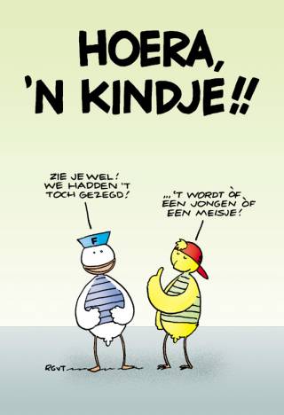 Hoera, een kindje